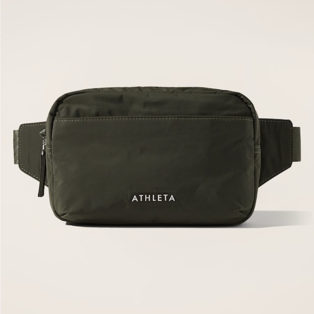 NWT Athleta All About Large Crossbody Bag in Aspen Olive